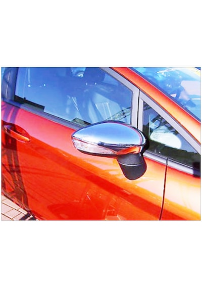 Ford Fiesta Paslanmaz Krom Ayna Kapağı 2 Parça 2008-2017 Arası