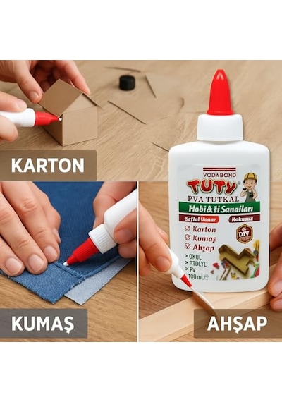 Vodabond Tuty Pva Tutkal 100 Ml Şeffaf Donar
