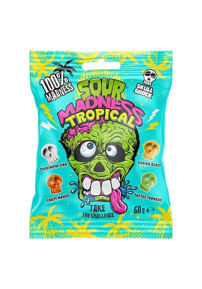 Sour Madness Tropical Challenge Candy 60g