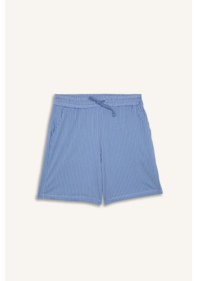 Defacto Boxy Fıt Kısa Kollu 2li Şortlu Pijama Takımı I0666ax26hsgr100 Gri-gr100