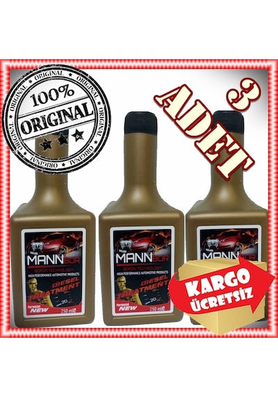 Mannbor İçerikli Enjektör Pompa Temizleyen Dizel Katkı250Ml 3Lü N11.43