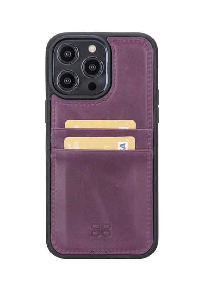 Bouletta Apple İphone 14 Pro Max Uyumlu Deri Arka Kapak Fxcp Cz7