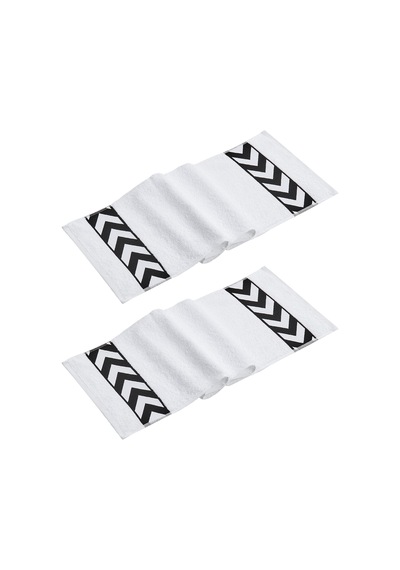 Sergeant 30x100 Cm %100 Pamuk 450 Gsm Beyaz 2'li Spor Havlusu F