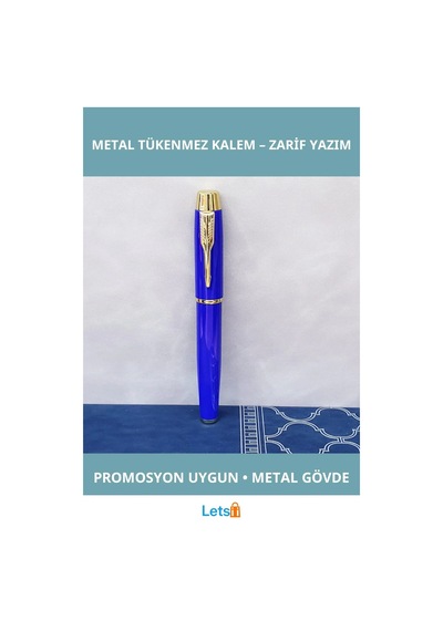 Mavi Metal Tükenmez Kalem Şık Ve Dayanıklı Tasarım Çok Renkli