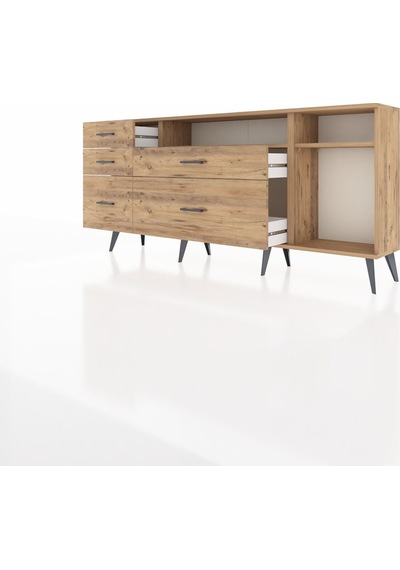 Arges Konsol 2 Raflı 5 Çekmeceli 176x30x83 Çam-çam/çam Çam/çam Arges Konsol 2 Raflı 5 Çekmeceli 176x30x83 Çam-çam/çam Çam/çam