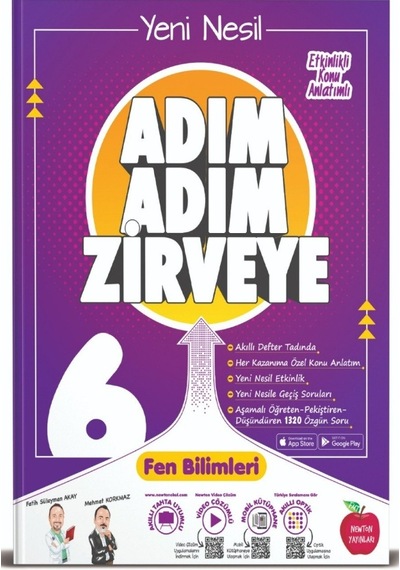 Newton 6. Sınıf Adım Adım Zirveye Fen Bilimleri Etkinlikli Soru Bankası