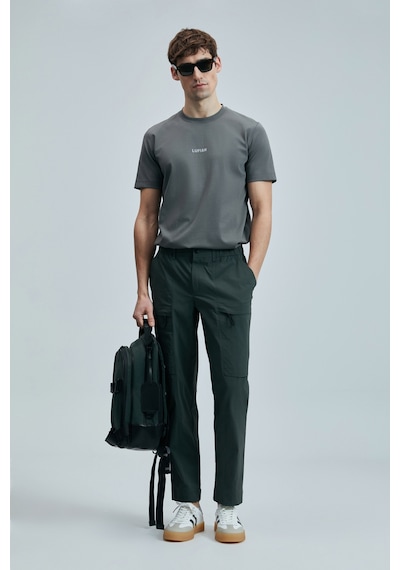 Lufian Respect Erkek Beach Jogger Pantolon Regular Fit Yeşil Yeşil 111190355100600 Yeşil