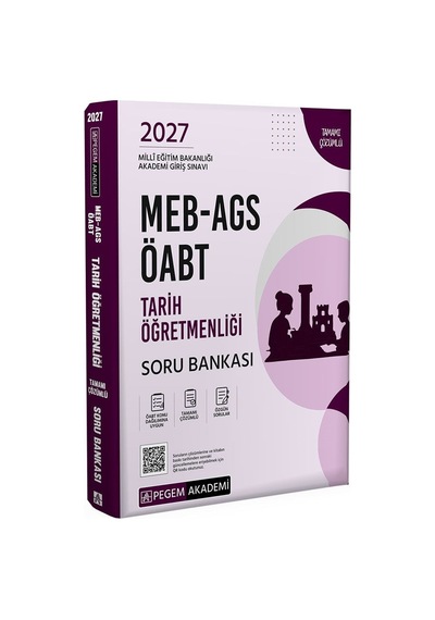 Pegem 2027 Öabt Meb-ags Tarih Öğretmenliği Soru Bankası Çözümlü Pegem Akademi Yayınları