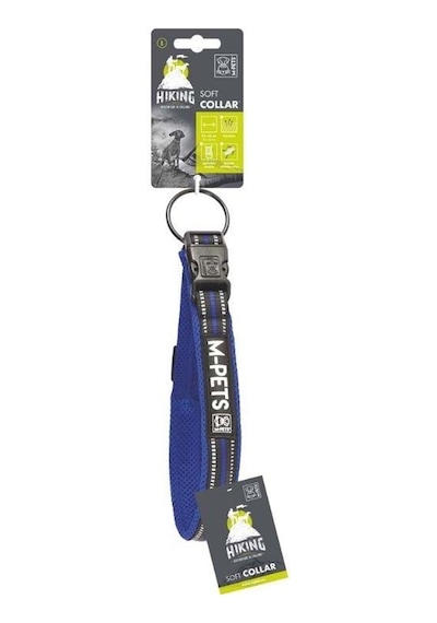 M-pets Hiking Reflektörlü Soft Köpek Boyun Tasması Lacivert L Lacivert