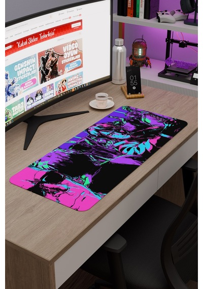 Kat Ana Zero Kaymaz Dikişli Kauçuk Oyuncu Mousepad V4 - 70x30 Xl Gaming Mouse Pad Fare Altlığı
