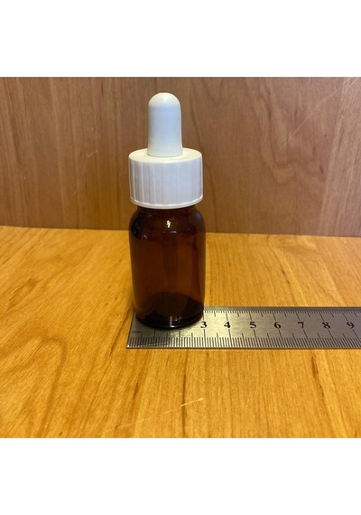 20 Ml Plastik Damlalıklı Amber Cam Şişe , 20cc Kahverengi Cam Şişe Damlalıklı X 6 Adet