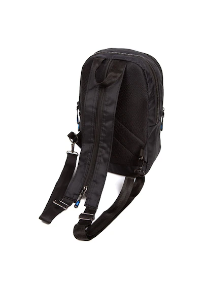 Newish Polo Newısh Polo Accessorıes Unisex Impertex Kumaş Suya Dayanaklı Omuz Ve Mini Sırt Çantası Siyah - Erkek Bel Çantası