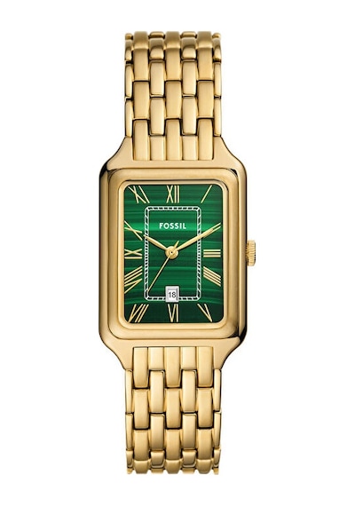 Fossil Fes5341 Quartz Çelik Altın Rengi Yeşil Kadran 26 Mm Kadın Kol Saati