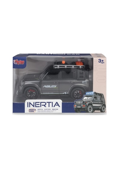 Vardem Kutulu Sürtmeli Işıklı Müzikli Off-road Lüks Araba - Gri Antrasit