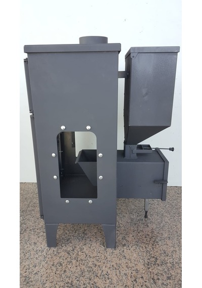 Fırınlı Pelet Sobası Camlı Şömine Soba Dorello Soba 005 Model Kuzine Soba Döküm Soba