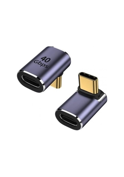 Çevirici Usb4 40 Gbps 90 Derece Typec Çevirici Dik Typec Çevirici