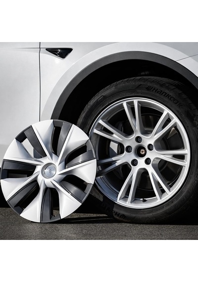 T Parts Tesla Model Y 19 T-gemini Jant Kapağı / 4'lü Set / Oem: 1044235-00-c / Yedek Parça