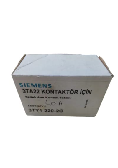 Siemens 3ty1 220-2c Kontaktör İçin Yedek Ana Kontak Takımı