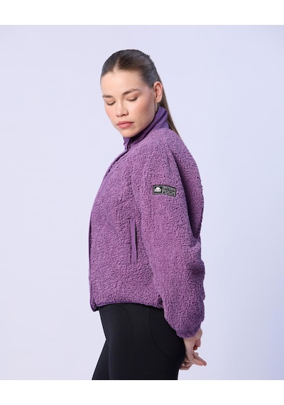 Kappa Authentic Crete Kadın Mor Regular Sherpa Mont