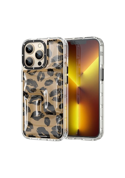 Youngkit Apple Uyumlu iPhone 13 Pro Max Kılıf YoungKit Leopard Article Serisi Kapak ZORE-267400
