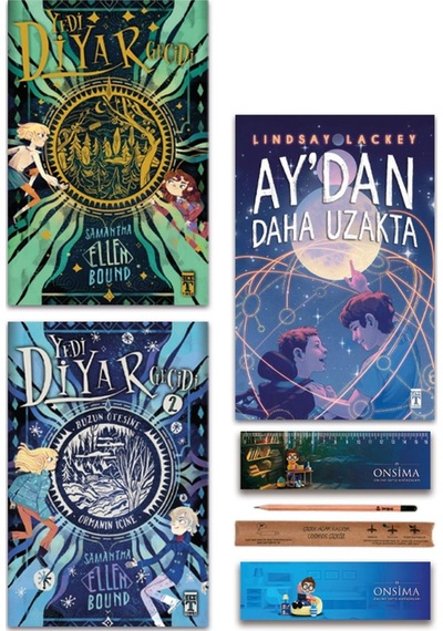 Genç Timaş Yedi Diyar Geçidi 1 Ve 2 Kitap - Ay Dan Daha Uzakta Set 3 Kitap