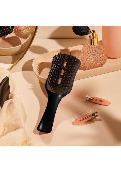 Lexroo The Ultimate Blow Dry Jet Black Saç Şekillendirici Fırça-tarak Easy Dry & Go