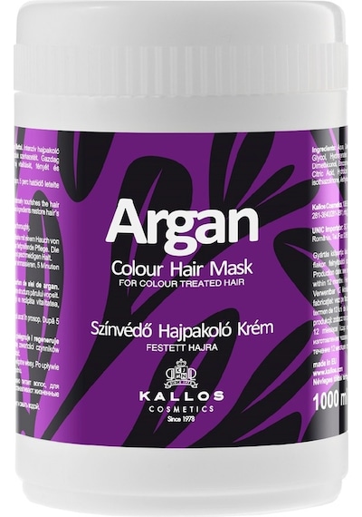 Kallos Cosmetics Argan Boyalı Saçlar için Saç Maskesi 1 L
