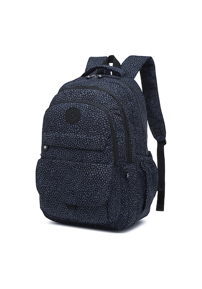 Smart Bags Büyük Boy Laptop Bölmeli Çok Cepli Su Geçirmez Krınkıl Kumaş  Çanta Puantiye Siyah