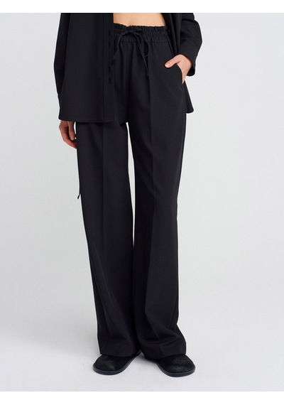 Dilvin 71619 Pijama Pantolon-siyah Siyah