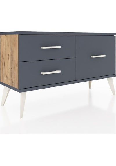 Arges Şifonyer 3 Raflı 88x30x48 Çam-antrasit Antrasit Arges Şifonyer 3 Raflı 88x30x48 Çam-antrasit Antrasit