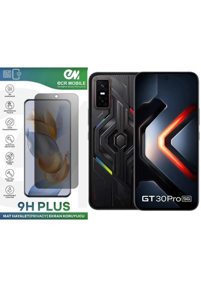 Infinix Gt30 Pro Ekran Koruyucu Tam Uyumlu 9h Esnek Nano Kırılmayan Mat Hayalet Privacy