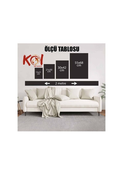 Siyah Çerçeveli Tek Parça Modern Temalı Yüksek Kalite Uv Basklı Tablo Mdf Gri