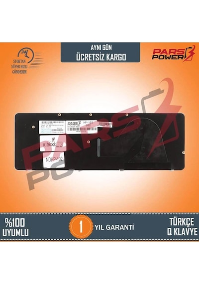 Parspower HP Uyumlu G62-B13St, G62-B14St, G62-B16St Notebook Klavye (Siyah Tr)