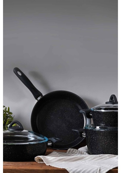 NEVA N3013 BİTTER MERCEK 7 PARÇA GRANİT SET