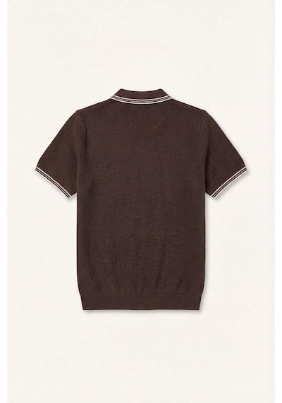 Defacto %100 Pamuk Polo Tişört G3307ax26smbn339 Kahve-bn339