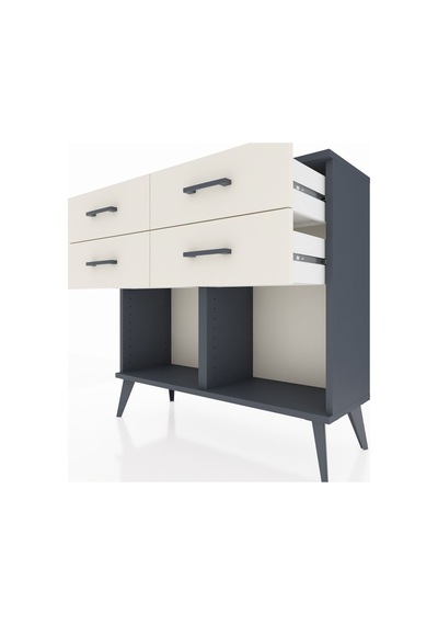 Arges Şifonyer 4 Çekmeceli 88x30x80 Antrasit-antrasit/aytaşı Antrasit/aytaşı Arges Şifonyer 4 Çekmeceli 88x30x80 Antrasit-antrasit/aytaşı Antrasit/aytaşı