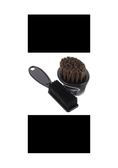 Fade Fırça Ve Silindir Berber Yuvarlak Barber Ense Fırçası Siyah Renk Siyah - 941274251