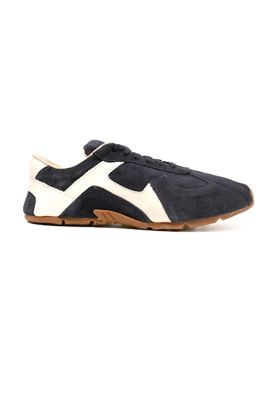 Sneaker Günlük Kadın Rc-25y-187-mıu1005 John May Laci Süet - Bej Cilt Laci Süet - Bej Cilt Lacivert - Bej