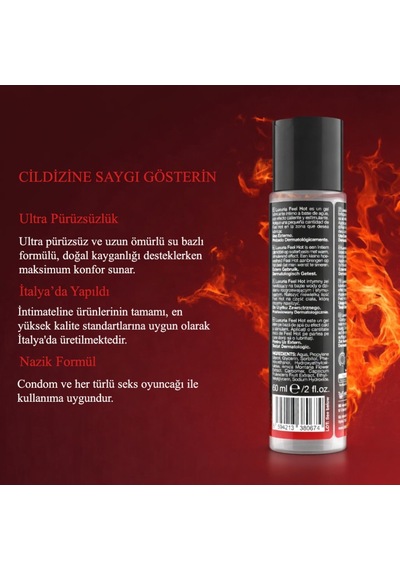 İntimateline Luxuria Feel Hot Sensation 60 Ml Kayganlaştırıcı Jel