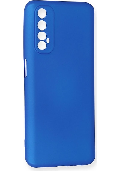 Ilkeshop Newface Realme 7 Kılıf First Silikon - Mavi