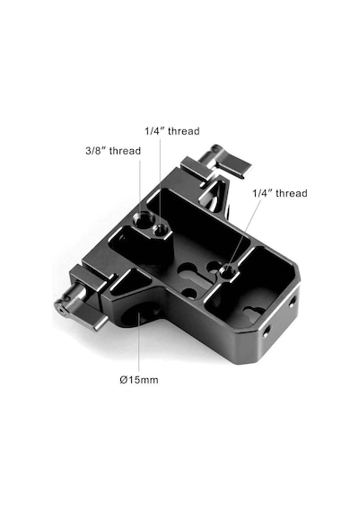 Smallrig 1674 Çift 15mm Taban Plakası