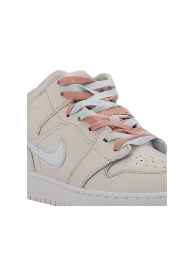 Nike Jordan 1 MidMulti-Color Swoosh Phantom Kadın  Beyaz / Mavi Sneaker