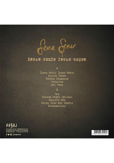 Sena Şener - İnsan Gelir İnsan Geçer Plak