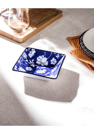 Madame Coco Rêve Bleu Rennes New Bone China Kare Kase 1ktaba102112,2x3,2cm-mavi