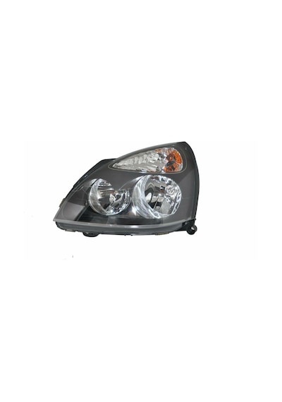 Renault Clio 2001-2005 Ön Far Elektrikli Siyah Sol Oem No: 7701054058