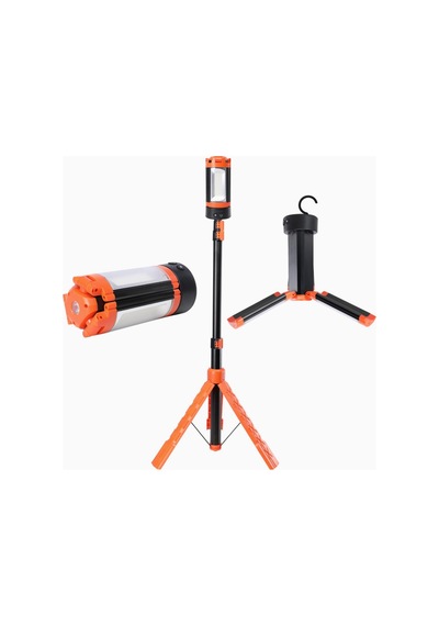 Wison Ws-623 Katlanabilir Tripodlu Şarjlı Kamp Işığı 3500 Lumen Led Fener Çok Renkli
