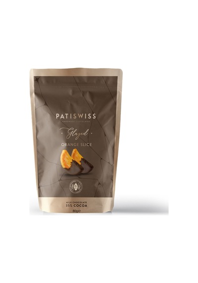 3 Adet Patiswiss Sütlü Çikolatalı Portakal Dilimi 80 G