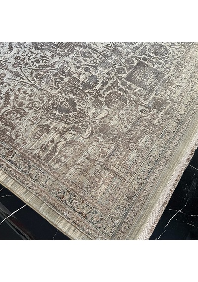Elexus Halı Diamond 3847 Gri Vizon Modern Salon Halısı Gri Vizon