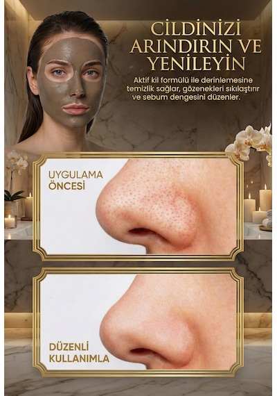 Leke Ve Siyah Nokta Karşıtı Kolajen Kil Maskesi - Collagen Clay Mask 125 Gr