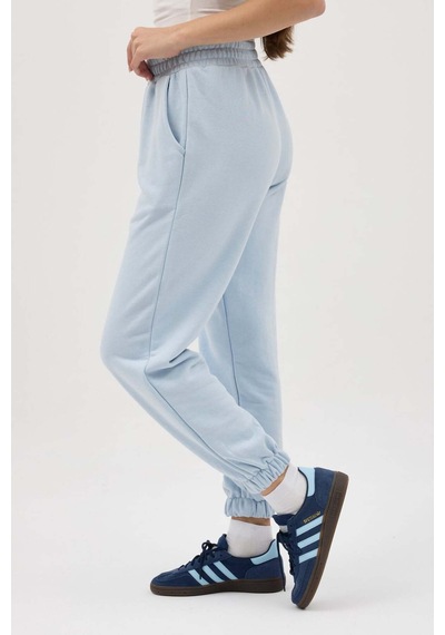 Buly Cozy Beli Lastikli Jogger Eşofman Altı Buz Mavisi